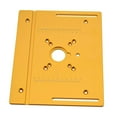 thumbnail image 3 of Placa de inserción de mesa de enrutador de aluminio, soportes deslizantes de guía, enrutador de madera CNC, placa abatible para máquina de grabado de solo plato shamjiam Insertar placa, 3 of 7