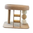 thumbnail image 4 of BELOVING Cat Tree Furniture Wooden Cute Kitten Tower for Interactive Exercise Resting, 4 of 9