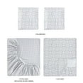 thumbnail image 6 of Mainstays Super Soft Brushed Microfiber Bed Sheet Set, Gray Medallion, King, 4 Piece, 6 of 13