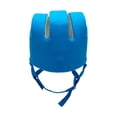 thumbnail image 1 of Protector de cabeza para bebé, casco seguro para bebé, protector para la cabeza para caminar infantil, casco ajustable para correr de algodón de azul, 1 of 8