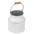 thumbnail image 3 of MasteelfCA 1Pc Vintage Style Flower Bucket Iron Flower Pot Scene Decoration White, 3 of 7