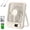 Beige, variant on Hoolife Small Desk Fan, 100-Speed USB Rechargeable Desktop Fan for Table Home Office Camping Travel, Black