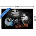 thumbnail image 3 of Disney Tim Burton's The Nightmare Before Christmas - Distorted Scream Wall Poster, 22.375" x 34" Framed, 3 of 5