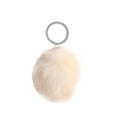 thumbnail image 3 of Fuzzy Ball Keychain Supple Comfortable Lovely Key Rings Adorable Practical Key Chains Women for Children Adults Elderly Students Beige 5cm, 3 of 7