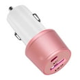 thumbnail image 2 of Fast Car Charger USB C,USB C Car Charger,Phone Car Charger,2-Port Cigarette Lighter Auto Charger Fast Charging Adapter with PD&QC3.0 Suitable For Charging All Electronic Devices(Pink), 2 of 8
