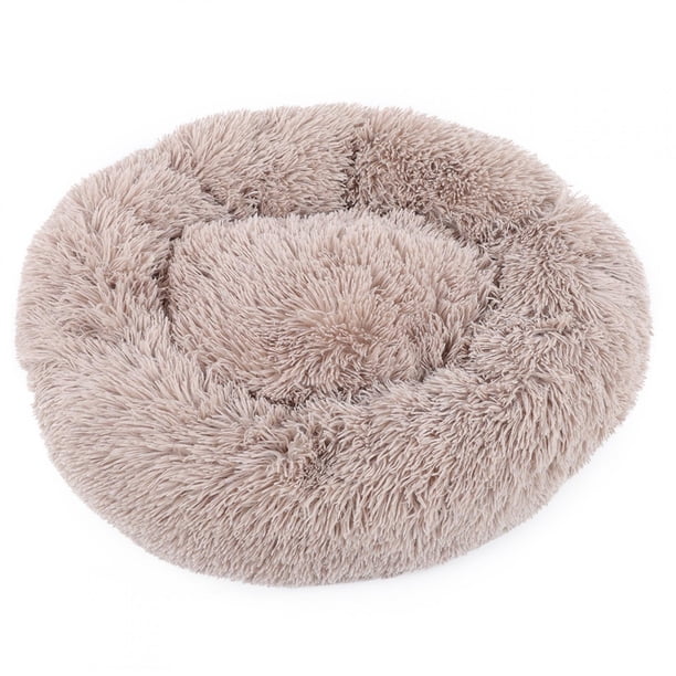 Cama para Perros de Felpa, Cama para Perros de Felpa Suave, Cama para Dormir de Felpa Suave para Mascotas, Cama de Forma Redonda para Mascotas, Funcionalidad de Alta precisión Jadeshay A