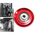 thumbnail image 2 of koolsoo Galet de Roulement 73 mm en Alliage d'Aluminium pour Câble Équipement de Mise en Forme Rouge, 2 of 9