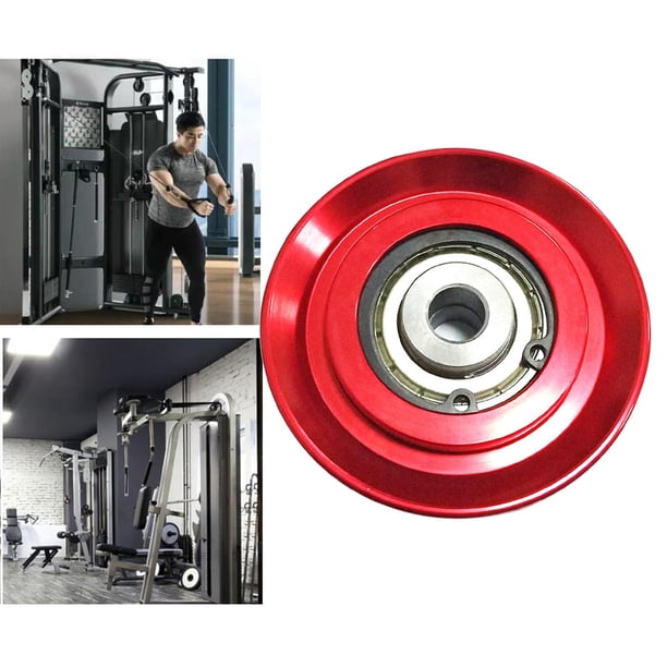 Aleación de aluminio de polea del cojinete para reemplazo de rojo shamjiam Polea para equipos de fitness