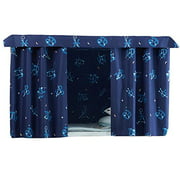 FANCY PUMPKIN Simple Dormitory Bunk Bed Curtains Dustproof Bedroom Curtains Shading Cloth, C-06