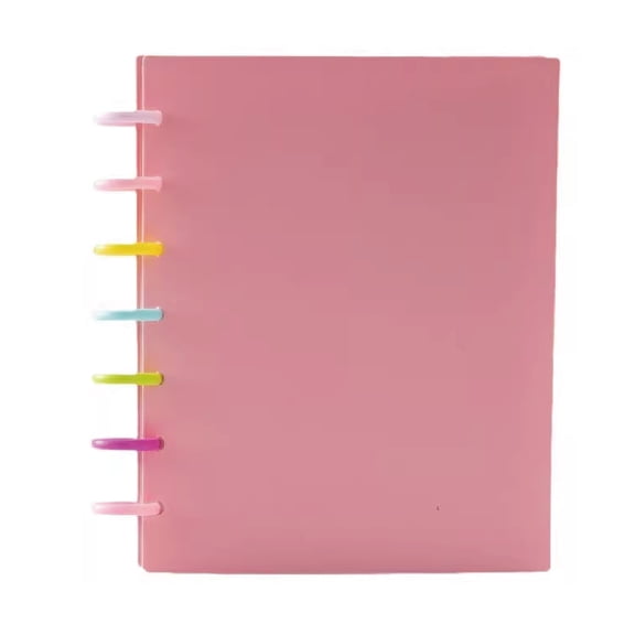Mirvett Photo albums,Photocard Holder Album for stickers, 3-inch 40-page Mushroom Button DIY Photo Album Book, Pink Scrapbook for Instant Film and stickers