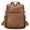 Brown, variant on GOIACII Leather Laptop Backpack for Women 13 inch Work Backpack Fashion Travel Backpack Purse for Travel College Work