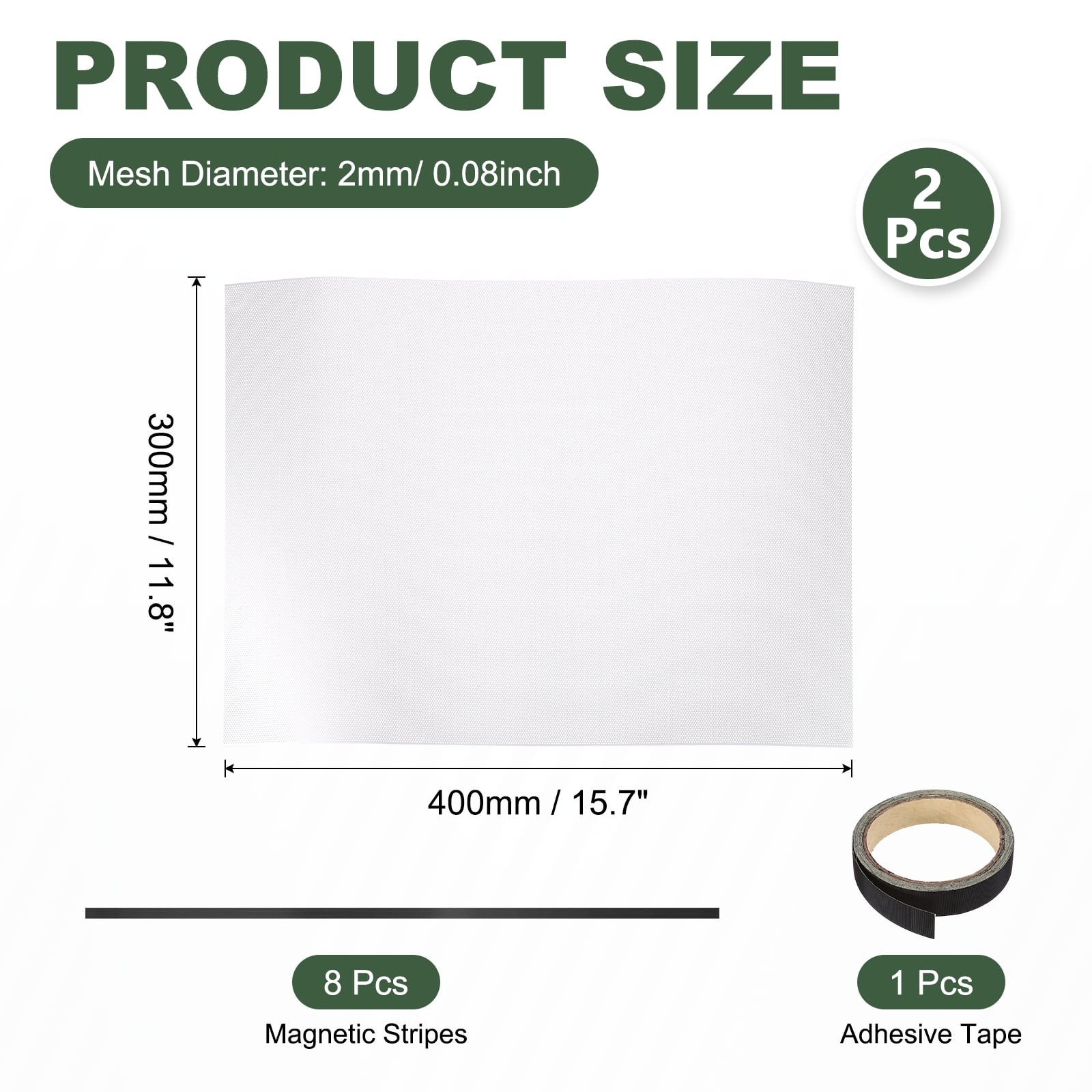 Uxcell 2 Pcs Magnetic Floor Vent Covers for Home Floor and Ceiling (White, 16-Inch x 12-Inch)
