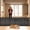 Black, variant on Retractable Baby Gate, TULILLO 48in Tall Baby Safety Gate, 150" Wide Baby Gate Dog Gate for Stair, Doorway, Auto-Lock, Gray