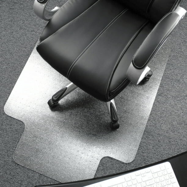 Ultimat® Polycarbonate Lipped Chair Mat for Carpets up to 1/2" 48 x 53"