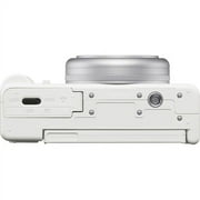 Sony ZV-1F - Digital camera - compact - 20.1 MP - 4K / 30 fps - ZEISS - Wi-Fi, Bluetooth - white