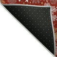 thumbnail image 5 of Addison Rugs Chantille Indoor/Outdoor Transitional Holiday Snowflake Red Machine Washable Rectangle Rug, 2'6" x 3'10", 5 of 7