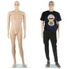 Zimtown Unbreakable Realistic Plastic Male Full Body Mannequin Manikin Stand Easy Assemble