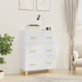 thumbnail image 1 of vidaXL Sideboard White 70x34x90 cm Engineered Wood, 1 of 5
