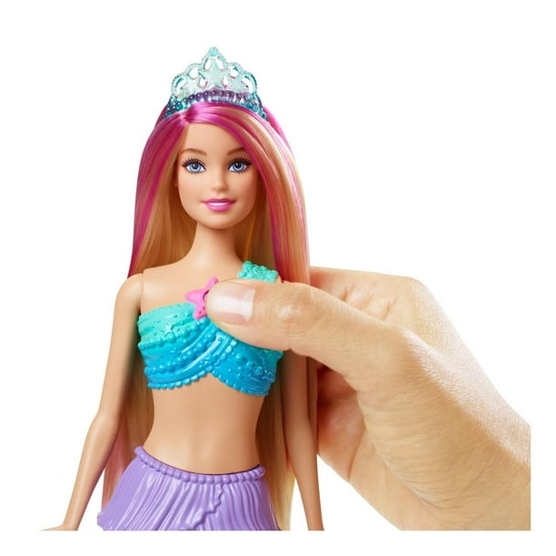 Muñeca Barbie Dreamtopia Sirena Luces Brillantes Bodega Aurrera
