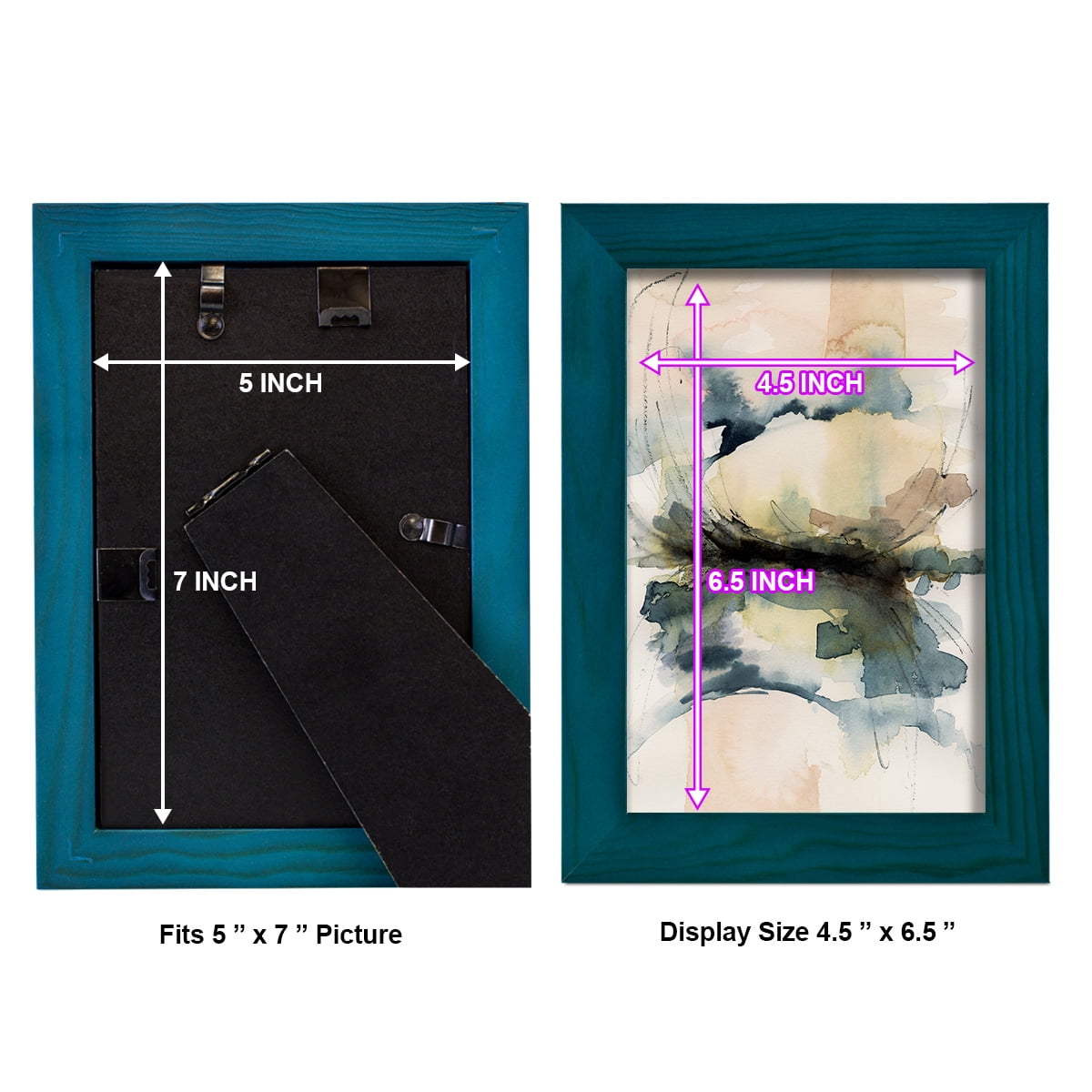 Winter Shoal II - Framed Print w/glass - Ocean Blue