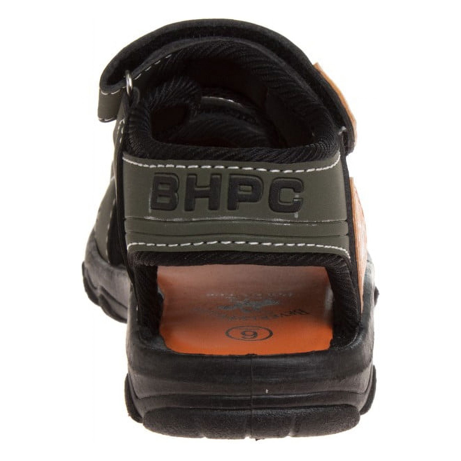 Beverly Hills Polo Club Boys Double Hook & Loop Flat Heel Sport Sandals (Toddler Sizes)