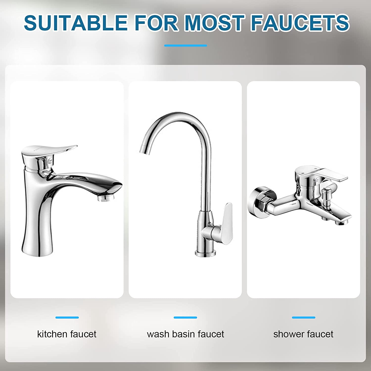 Faucet Extender 1080°Rotating Swivel, Sink Water Faucet Aerator Extension with Robotic Arm,2 Water Flow Modes Universal Fit for Bathroom Kitchen Faucet, Easy DIY Installation