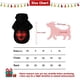 thumbnail image 3 of Ropa con capucha para perro mascota con estampado de cuadros de búfalo en forma de pata de perro ropa cálida para cachorro con sombrero ropa para mascotas perro con capucha patrón de corazón XS, 3 of 6