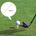 thumbnail image 6 of funtasica 100 Pieces Wooden Golf Tees Bulk Golf Ball Holder Durable Professional Wood Golf Tees Golfing Tees for Backyard Driving Range 83mm, 6 of 8