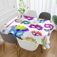 thumbnail image 5 of Coolnut Mardi Gras Tablecloth, Waterproof Washable Polyester Square Table Cover, Durable Tablecloth for Kitchen Dining Table Party Decor, 54"x54", 5 of 7
