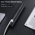 thumbnail image 4 of Graflsoa USB Rechargeable 2-in-1 Hair Clipper & Nose Trimmer Set with 3 Adjustable Combs, IPX4 Waterproof, Black, 4 of 6