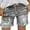 011_Grey, variant on Jean Shorts Womens Women's Summer Old Cut Patch Jeans Loose Versatile Embroidered Women Denim Shorts Women Short Grey