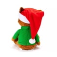 thumbnail image 3 of Christmas Stuffed Animal Bear Plush Decor Funny Animated  Naughty Sings 10 in, 3 of 3
