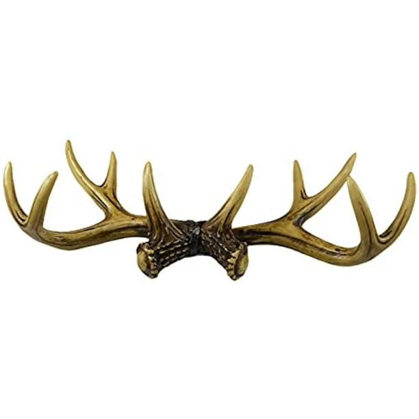 Urbalabs 17 Inch Deer Antlers Wall Hanging Decor 10 Point Buck Horns Western Mounted Coat Rack Or Cabin Entryway Office Faux Rustic Decorative Com - Antler Wall Mounted Coat Rack Urbalabs 17 Inch Deer Antlers Wall Hanging Decor 10 Point Buck Horns Western Mounted Coat Rack Or Cabin Entryway Office Faux Rustic Decorative Com - Antler Wall Mounted Coat Rack