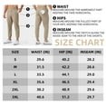 thumbnail image 7 of Men's Golf Joggers Pants with 5 Pockets Slim Fit Stretch Sweatpants Running Travel Dress Work Pants for Men Navy Blue XXL, 7 of 7