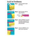thumbnail image 5 of Sellador de bolsas GripStic de 12 quilates, tamaño mediano, clips reutilizables para astillas, 5 of 5