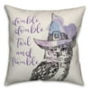 Creative Products Double Double Toil & Trouble 18x18 Spun Poly Pillow