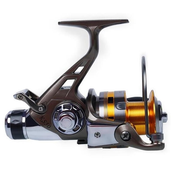 VONKY 9+1BB Left/Right Interchangeable Spinning Fishing Reel Double Drag Metal Reels No.3