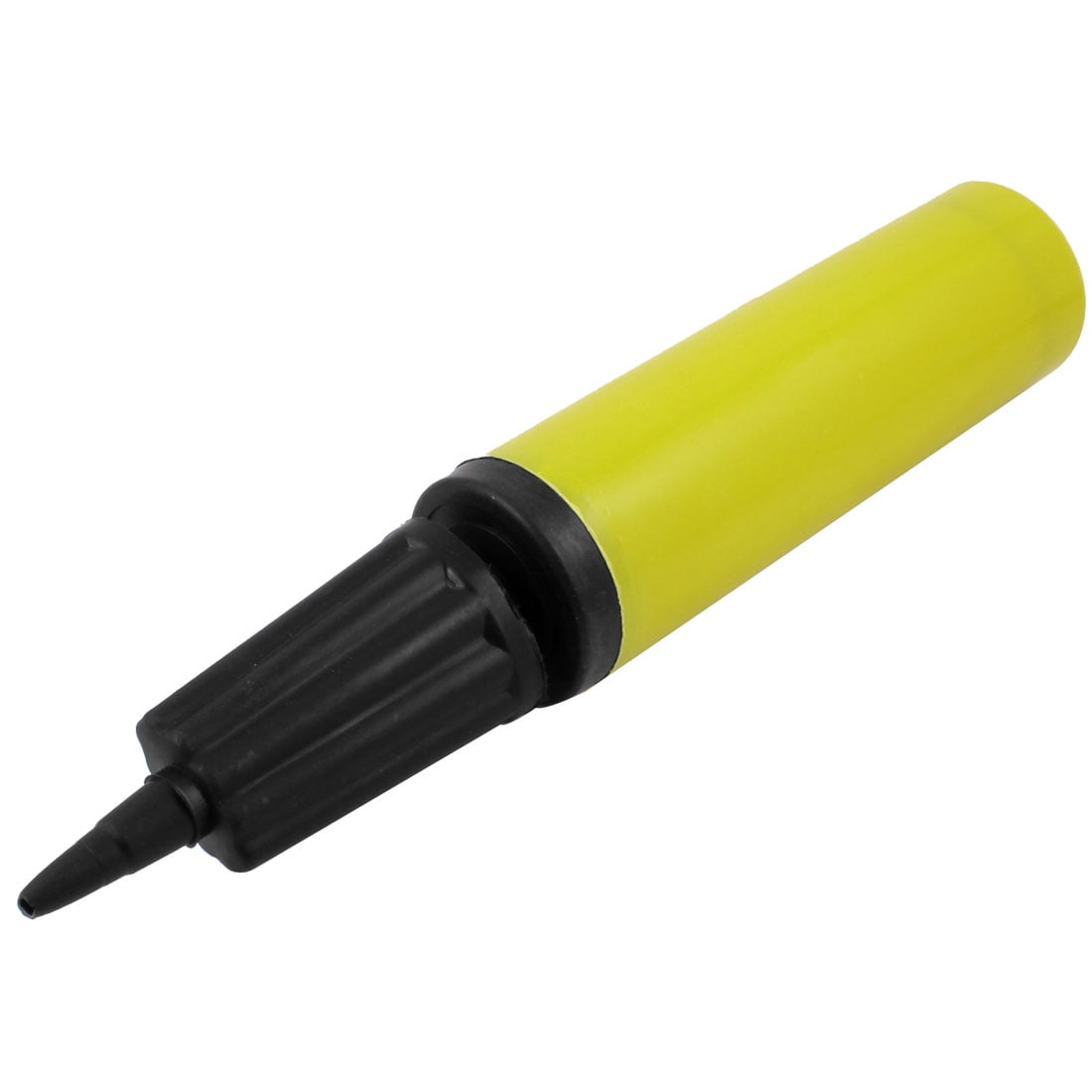 Unique Bargains Yellow Black Plastic Handy Air Pump Inflator for