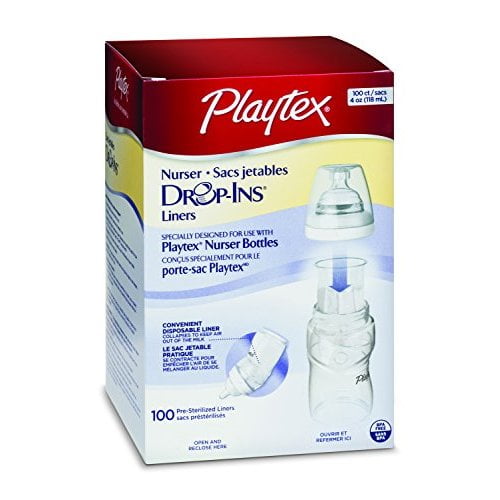 Playtex Bottle Liners DropIns, 4 Ounce, 100Count (Packaging may vary