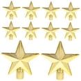 thumbnail image 4 of WEUVEB 10pcs Tree Star Topper Ornament Plastic for Christmas Holiday Decoration, 4 of 8