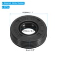 thumbnail image 2 of Uxcell EU Radial Shaft Seal, Nitrile Rubber TG4 Oil Seal for Bearing Shaft Pumps Engines Black 12mm x 28mm x 8mm, 2 of 6