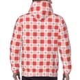 thumbnail image 5 of Hoodies for Men - Checkered Christmas With Snowflakes Long Sleeve Comfrt Men'S Fashion Hoodies & Sweatshirts, Sweatshirts for Men Hoodies Pullover Clothing Clothes with Pouch, 5 of 7
