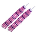 thumbnail image 3 of 2Pair of Funny Kids Bike Handlebar Beads Streamers Grips Tassels Scooter Baby Carrier Accessories(Pink), 3 of 3