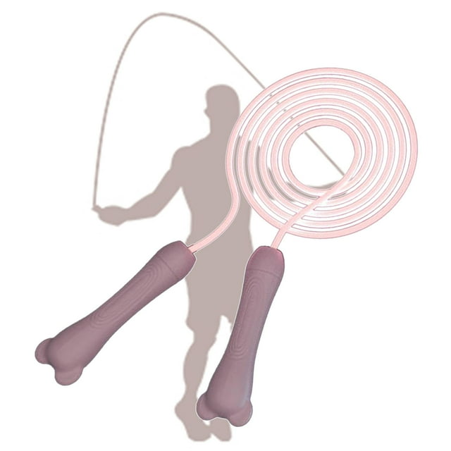 Cojinetes de cuerda para saltar, cable de cuerda para saltar de , para ejercicio aeróbico, equipo profesion de entrenamiento de resistencia Rosado DYNWAVEMX resplandor saltar la cuerda