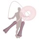 thumbnail image 3 of Cuerda de saltar para perder peso para entrenamiento físico, cuerda de gimnasio, hombres, mujeres y niños, alta velocidad Rosado, 3 of 9