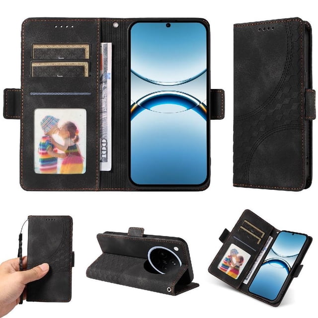 Funda GANGXUN para OPPO Find X8 Pro con diseño acolchado elegante, cuero PU, protección total y ajuste preciso