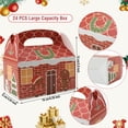 thumbnail image 2 of SHCKE 24PACK Christmas Gift Boxes Candy Boxes for Holiday Christmas Party Favor Supplies Xmas Cardboard Present Candy Cookie Boxes, Holiday Party Favor Supplies, 2 of 8