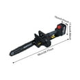 thumbnail image 7 of Chainsaw 12inch Electric Chainsaw 2000W Brushless Chainsaw Handheld Logging Saw With Safety Lock 21V 6000mah Rechargeable Battery For Wood Cutting Trimming Courtyard Garden, 7 of 7