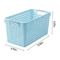thumbnail image 3 of Darzheoy Laundry Basket, Plastic Hamper with Handles, Open Storage Bin to Organize Closets, Cabinets, Pantry, Shelving and Countertop Space, Suitable for Families and Dorms, 3 of 7