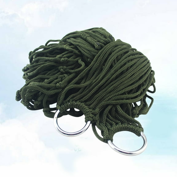 SWETRACE Hanging Hammocks Bed Sleeping Durable Camping Hunting Nylon 1Set Green